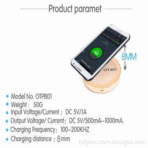 Qi Wireless Power Charger with FCC and EC Marks